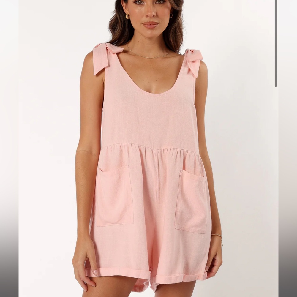 Petal and pup pink romper size medium